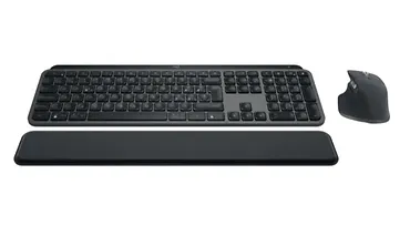 Logitech Klawiatura MX Keys S + mysz + podkładka Combo Graphite US 920-011614