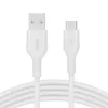 Belkin Kabel BoostCharge USB-A do USB-C silikonowy 1m, biały