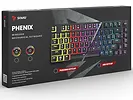 Klawiatura mechaniczna bezprzewodowa SAVIO PHENIX Gateron Yellow Pro, ABS