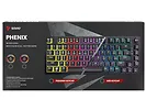 Klawiatura mechaniczna bezprzewodowa SAVIO PHENIX Gateron Red Pro, ABS