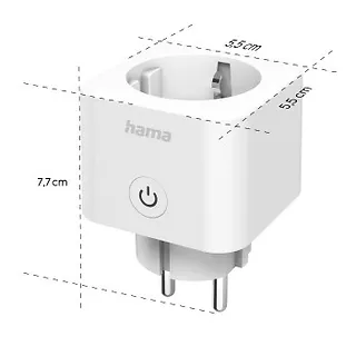 Hama Gniazdo WIFI 3680W kwadratowe matter