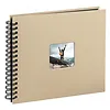 Hama Album 36x32 taupe czarne kartki