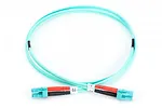 Digitus Patch cord światłowodowy FO LC/LC, dplx, MM 50/125, OM3, LSOH, 1m, turkusowy