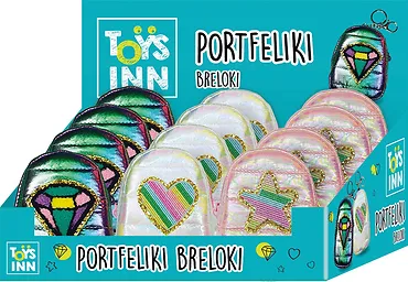 Stnux Portfelik Puffy display 12 sztuk