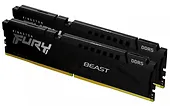 Kingston Pamięć DDR5 Fury Beast 64GB(2*32GB)/6000 CL30 EXPO czarna