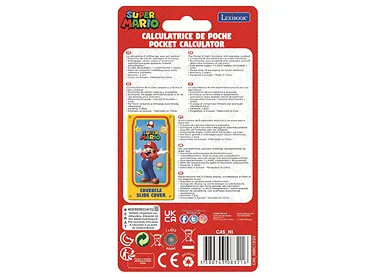 Lexibook Kalkulator biurowy Super Mario C45NI