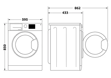 Indesit Pralka MTWSA61294WPL