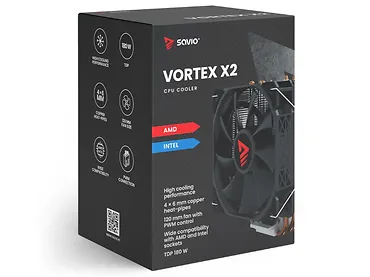 Chłodzenie CPU SAVIO VORTEX X2 ARGB