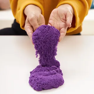 Spin Master Zestaw KINETIC SAND - Piaskownica fioletowy