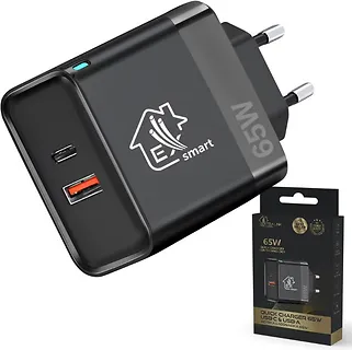 Extralink Ładowarka Smart Life Fast Charger 65W GaN  USB-C, USB-A