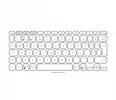 Logitech Klawiatura Keys-To-Go 2 jasnoszara US