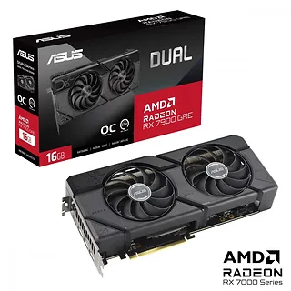 Asus Karta graficzna Radeon RX 7900 GRE DUAL OC 16G GDDR6 256bit 3DP