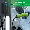 Qoltec Mobilna ładowarka do samochodu elektrycznego EV z regulacją 2w1  Typ2 | 11kW | CEE 5 PIN | LCD | 3 fazy | Przenona | Wallbox | 5m