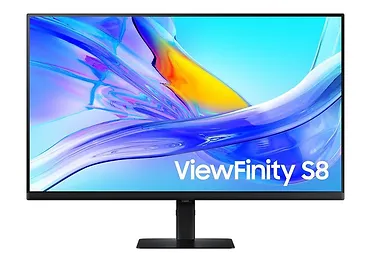 Samsung Monitor 32 cali ViewFinity S80UD IPS 3840x2160 UHD 16:9 1xHDMI 1xDP 1xUSB-C 90W 3xUSB 3.0 LAN KVM 5ms PinP/PbyP 60Hz HAS+PIV płaski 3YOn-Site