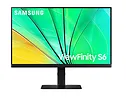 Samsung Monitor 24 cale ViewFinity S60D IPS 2560x1440 WQHD 16:9 1xHDMI 1xDP 3xUSB 3.0 5ms PinP/PbyP 100Hz HAS+PIV płaski 3YOn-Site