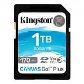 Kingston Karta SD 1TB Canvas Go Plus 170/90MB/s CL10 U3 V30