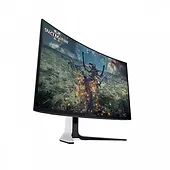 Dell Monitor AW3225QF 31.6 cala Curved NVIDIA G-Sync Compatible 240Hz OLED  4K (3840x2160)/16:9/2xHDMI/5xUSB 3.2/3Y AES&PPE