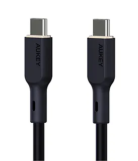 AUKEY CB-SCC241 silikonowy kabel USB-C - USB-C | 1m | 5A | 240 W PD