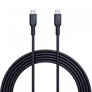 AUKEY CB-SCC241 silikonowy kabel USB-C - USB-C | 1m | 5A | 240 W PD