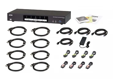 ATEN Przełącznik KVM 4-Port USB 3.0 4K DP Dual Display KVMP Switch