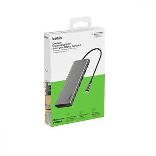 Belkin Hub USB-C 8w1 dual display