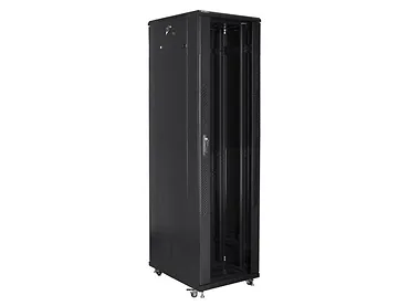 Lanberg Szafa stojąca Rack 19 37U 800x800mm czarna