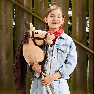 Tootiny Koń na kiju Hobby Horse HOPPIHORSE A3 beżowy