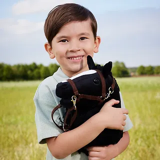 Tootiny Koń na kiju Hobby Horse HOPPIHORSE A4 czarny