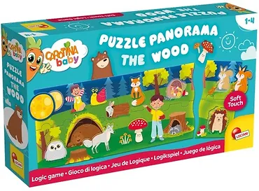 Lisciani Układanka Carotina Baby Puzzle panorama - Las