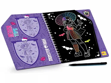 Lisciani Zdrapywanka Sketchbook Scratch reveal Monster High