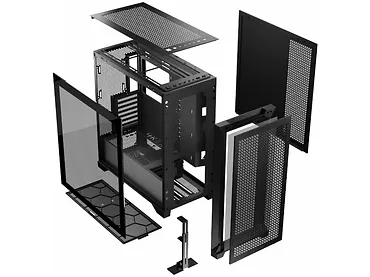MODECOM Obudowa komputerowa Volcano Expanse T bez wentylatorów Czarna