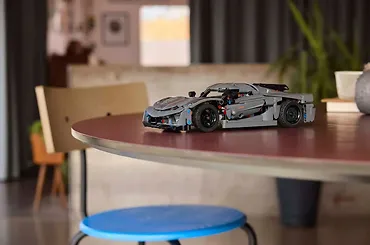 LEGO Klocki Technic 42173 Szary hipersamochód Koenigsegg Jesko Absolut