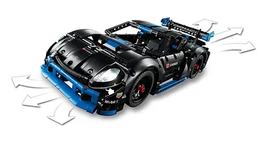 LEGO Klocki Technic 42176 Samochód wyścigowy Porsche GT4 e-Performance