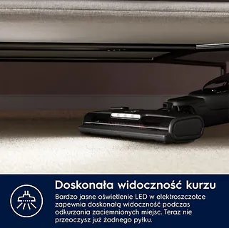 Electrolux  Odkurzacz pionowy Hygienic 500 Well UV ES52HB25SH 55 minut