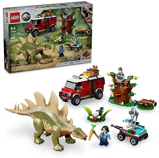 LEGO Klocki Jurassic World 76965 Dinomisje: odkrycie stegozaura