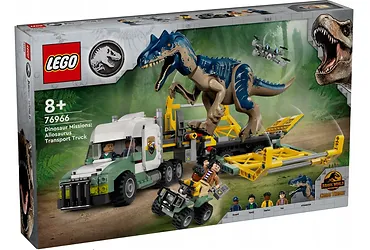 LEGO Klocki Jurassic World 76966 Dinomisje: ciężarówka do transportu allozaura