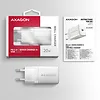 AXAGON ACU-PD20W Ładowarka sieciowa PD 20W, 1x port USB-C, PD3.0/QC3.0/AFC/FCP/Apple Biała