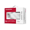 AXAGON ACU-PD20W Ładowarka sieciowa PD 20W, 1x port USB-C, PD3.0/QC3.0/AFC/FCP/Apple Biała