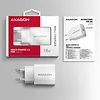 AXAGON ACU-QC18W Ładowarka sieciowa QC 18W, 1x port USB-A, QC3.0/AFC/FCP/SMART Biała