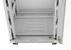 Lanberg Szafa stojąca rack 19'' 15U 600X600 szara LCD flack pack