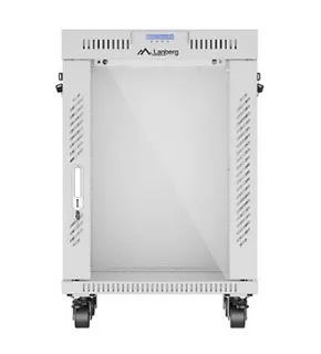 Lanberg Szafa stojąca rack 19'' 15U 600X600 szara LCD flack pack