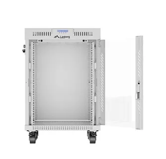 Lanberg Szafa stojąca rack 19'' 15U 600X600 szara LCD flack pack