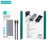 USAMS Powerbank 30000mAh 65W PB59 2xUSB+USB-C Fast Charge + kabel USB-CUSB-C