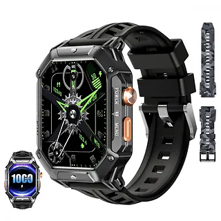 OUKITEL Smartwatch BT80 2.13" 1000 mAh czarny