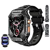 OUKITEL Smartwatch BT80 2.13" 1000 mAh czarny