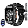 OUKITEL Smartwatch BT80 2.13" 1000 mAh czarny