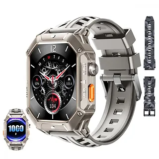 OUKITEL Smartwatch BT80 2.13" 1000 mAh szary