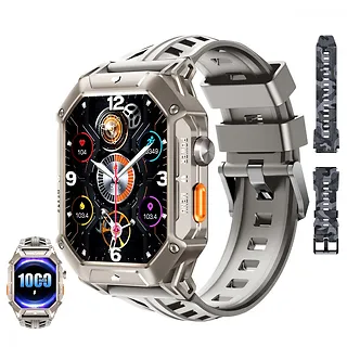 OUKITEL Smartwatch BT80 2.13" 1000 mAh szary