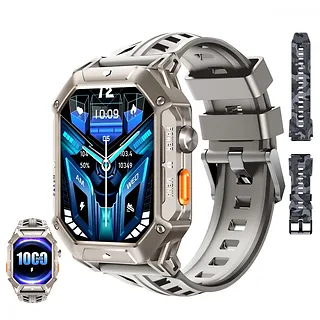 OUKITEL Smartwatch BT80 2.13" 1000 mAh szary