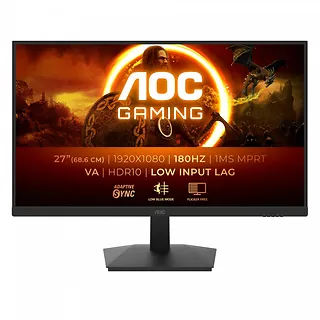 AOC Monitor 27G15N2 27 cali Fast VA 180Hz HDMI DP